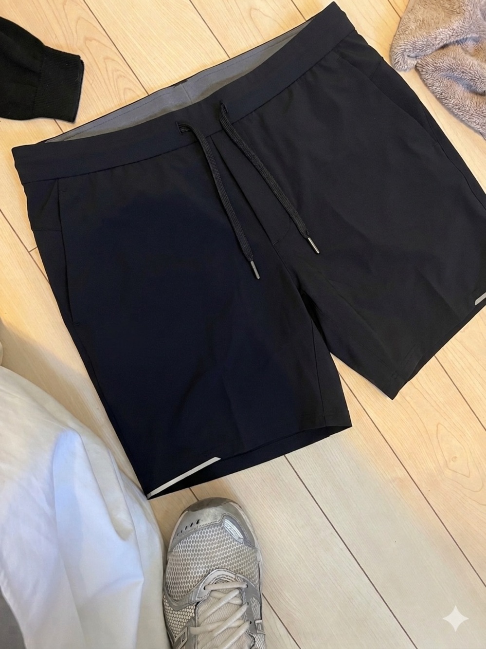 Lululemon Men's Black Performance Drawstring Shorts